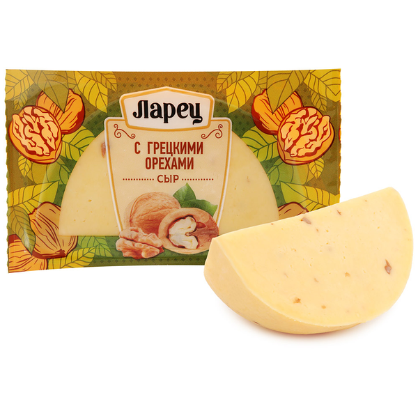 Сыр Ларец с грецкими орехами 50%, без змж