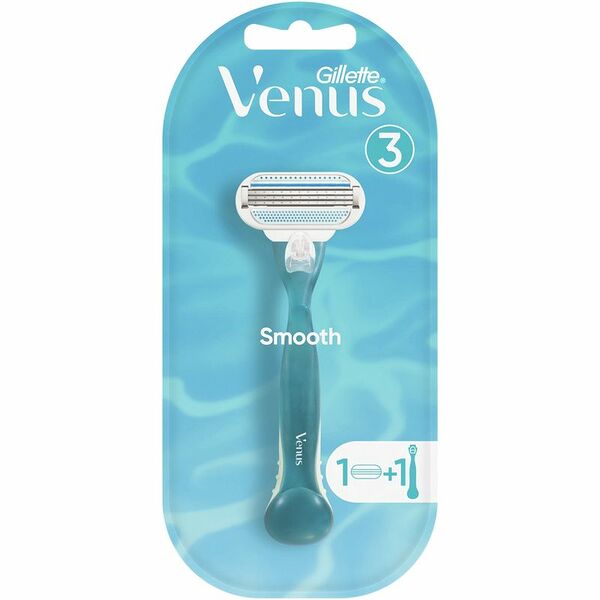 Женская бритва Venus Smooth + сменная кассета, Gillette, 1 шт.
