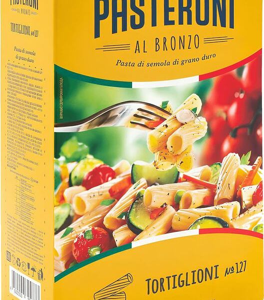Макароны Pasteroni Tortiglioni № 127 трубочки