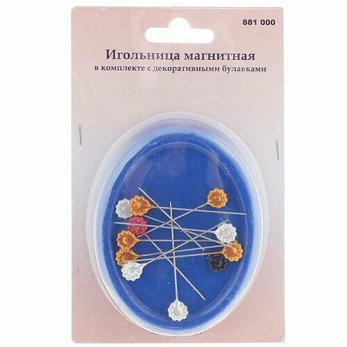 881000 Игольница магнитная с декор. булавками, 1 шт.