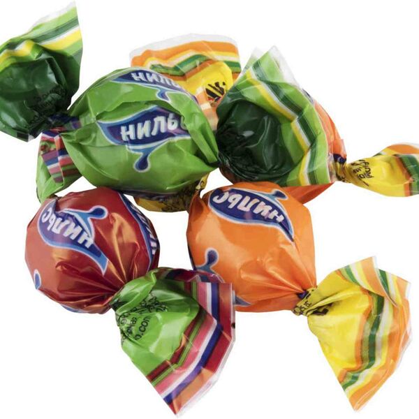 Карамель жевательная Нильс Вишня-апельсин-яблоко