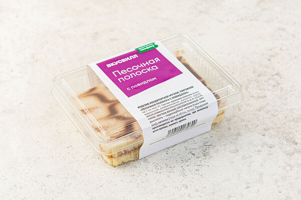 Песочная полоска с повидлом