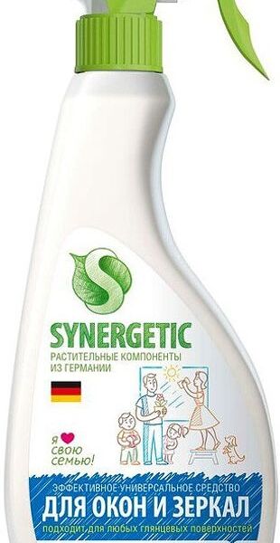 Средство Synergetic для мытья окон биоразлагаемое, 500мл