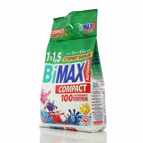 Стиральный порошок Compact 100 пятен автомат ТМ BiMax (БиМакс) 