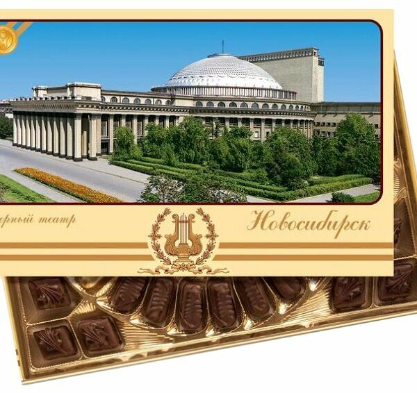 Набор конфет Шоколадная фабрика Новосибирская Новосибирск-Экстра, молочный шоколад