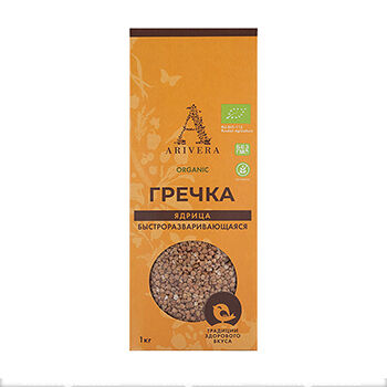 Крупа гречневая Arivera БИО ядрица быстрого приготовления 