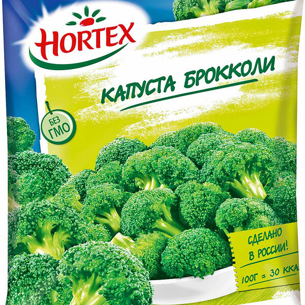 Капуста брокколи Hortex быстрозамороженная