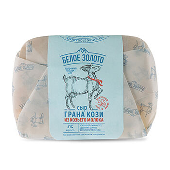 Сыр Грано Кози Леварден Белое Золото из козьего молока 50%, кусок