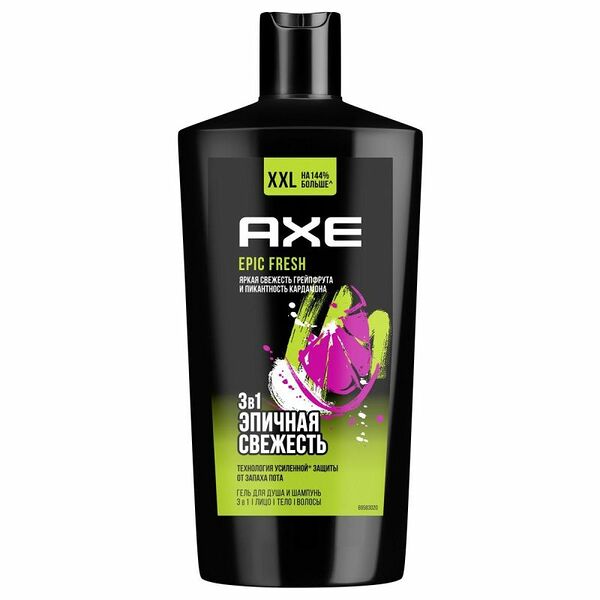 Гель для душа Axe Epic Fresh 3в1 мужской
