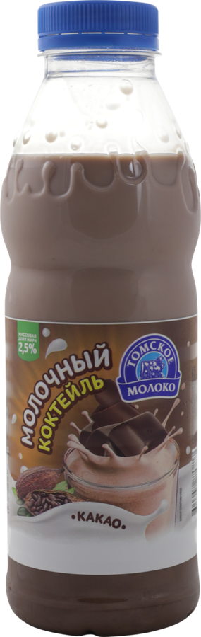 

Коктейль молочный Томское молоко Какао 2.5%, без змж, 500 г