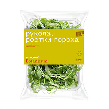 Смесь салатная Белая Дача рукола и ростки гороха 