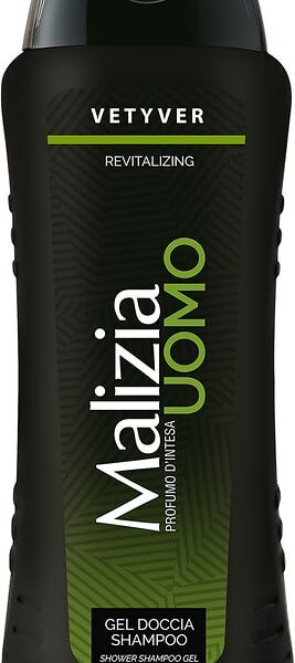 Шампунь Mallizia 2в1 Uomo vetyver 250мл