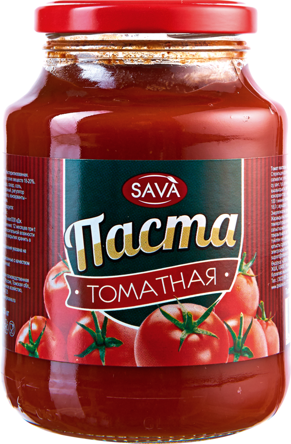 

Паста томатная Сава 20% 550 г