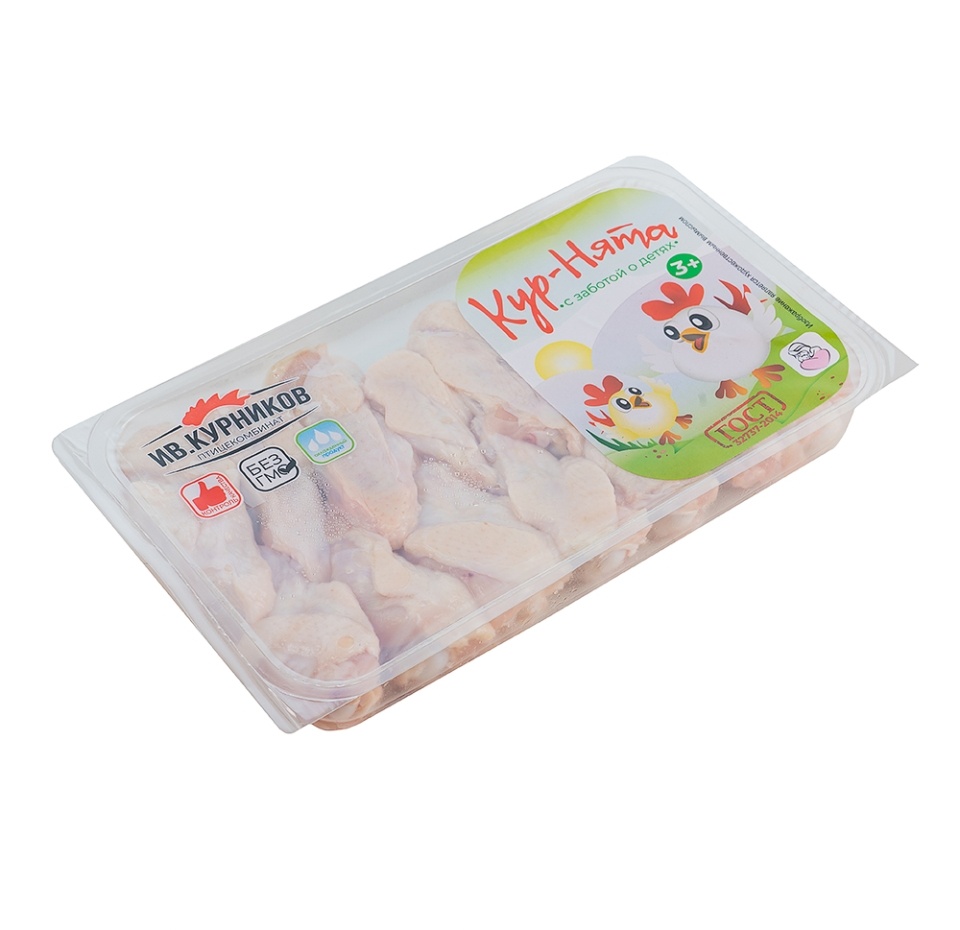 

Крыло цыплёнка-бройлера «Кур-Нята», 650 г, Россия