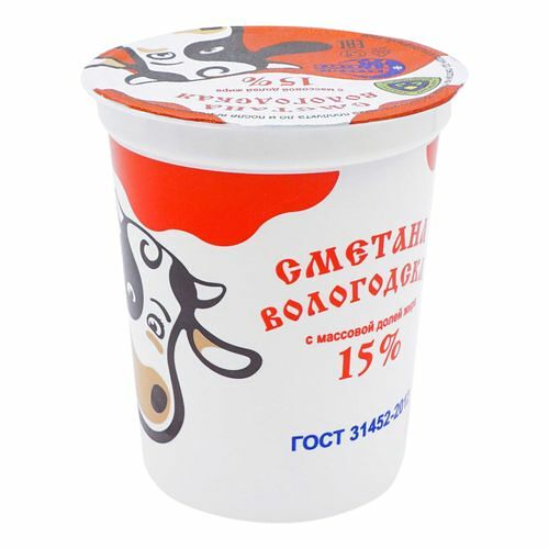 Сметана Северное молоко 15%