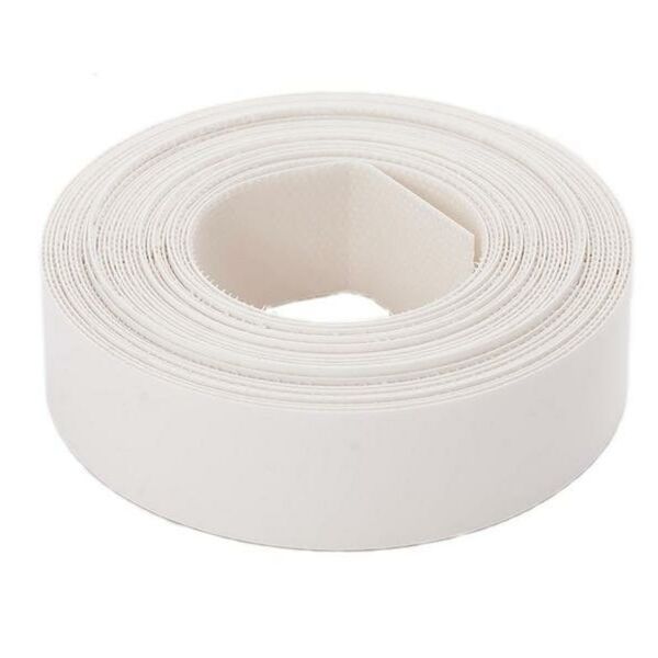Кромочная лента меламиновая с клеем, 19 мм, 5 м, белая