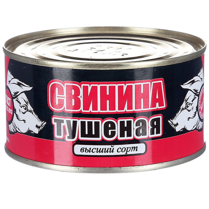 

Свинина Скопинский гост тушеная 325 г