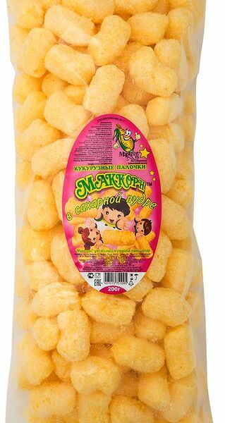 Кукурузные палочки Маккорн в сахарной пудре