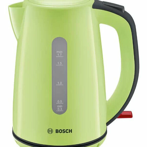 Чайник электрический Bosch TWK7506, зеленый/черный
