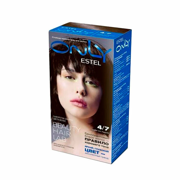 Краска для волос Estel Only 4/7 Кофе со льдом, 125 мл