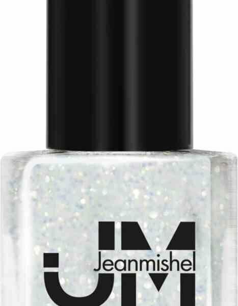 Лак для ногтей JeanMishel Тон 409 блёстки серебристые салатовые мелкие, 12 мл