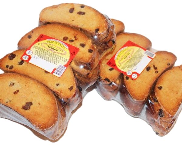 Сухари сдобные пшеничные с изюмом 350г