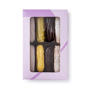 Набор из ассорти эклеров Подарочный от шеф-кондитера, 565 г 