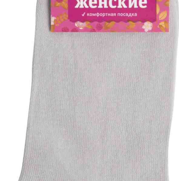 Носки женские Глобус укороченные, цвет: светло-серый, размер: 23-25 (38-40)