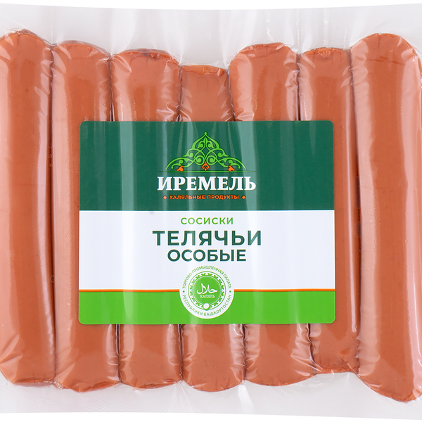 Сосиски ИРЕМЕЛЬ Телячьи Особые, категория Б