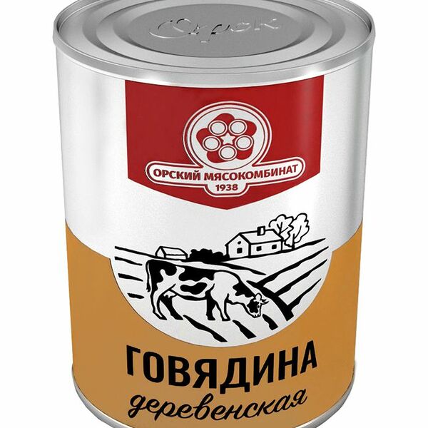 Говядина Орский мясокомбинат Деревенская 340г