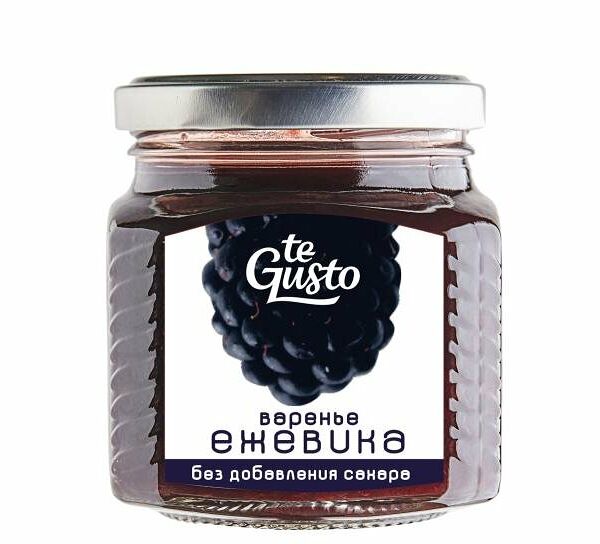 Ежевика вареная Te Gusto без сахара 300г
