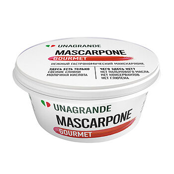 Сыр мягкий Маскарпоне Unagrande 80%