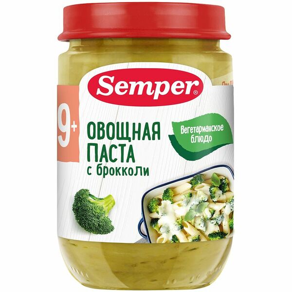 Пюре Semper Лазанья с овощами с 18 месяцев, 190г