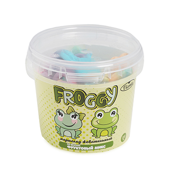 

Мармелад жевательный Viconte лягушки Фруктовый микс сладкий 200 г