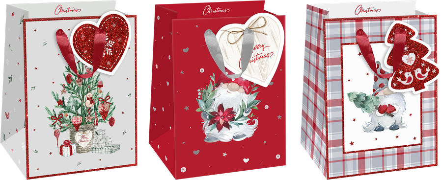 

Пакет подарочный Сканди премиум, ассортимент 14x19x11см Арт. SMА