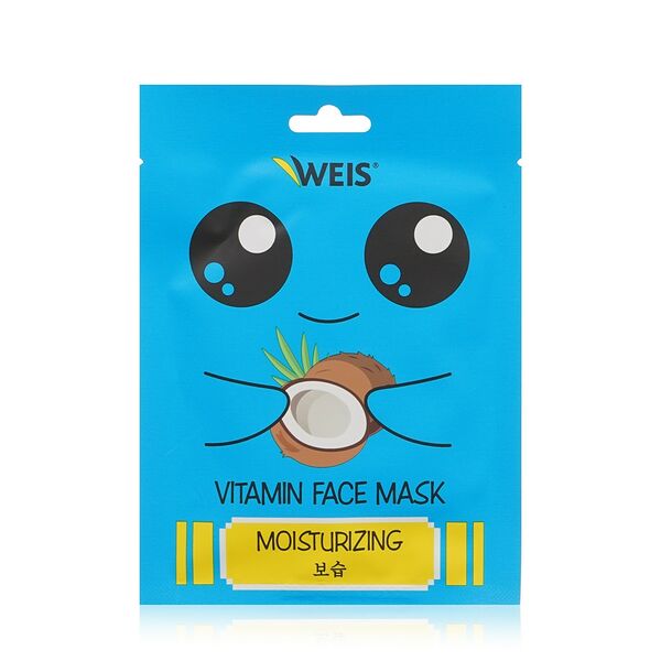 Маска для лица WEIS Vitamin Face mask Moisturizing с экстрактом кокоса 23г
