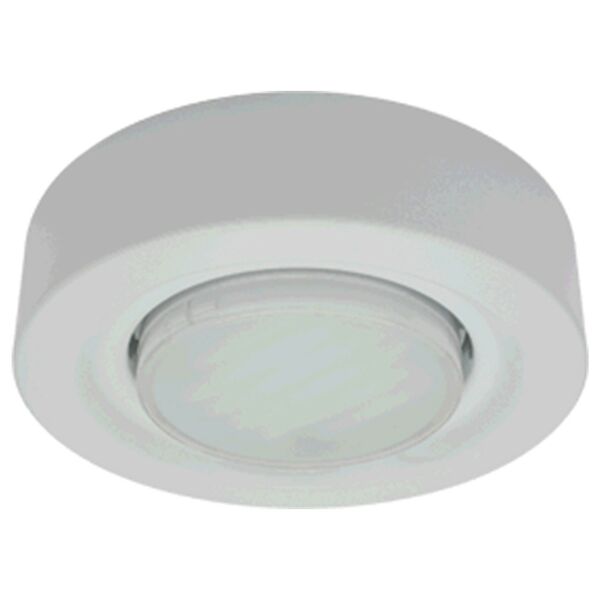 Светильник Ecola накладной, широкий, GX53, белый