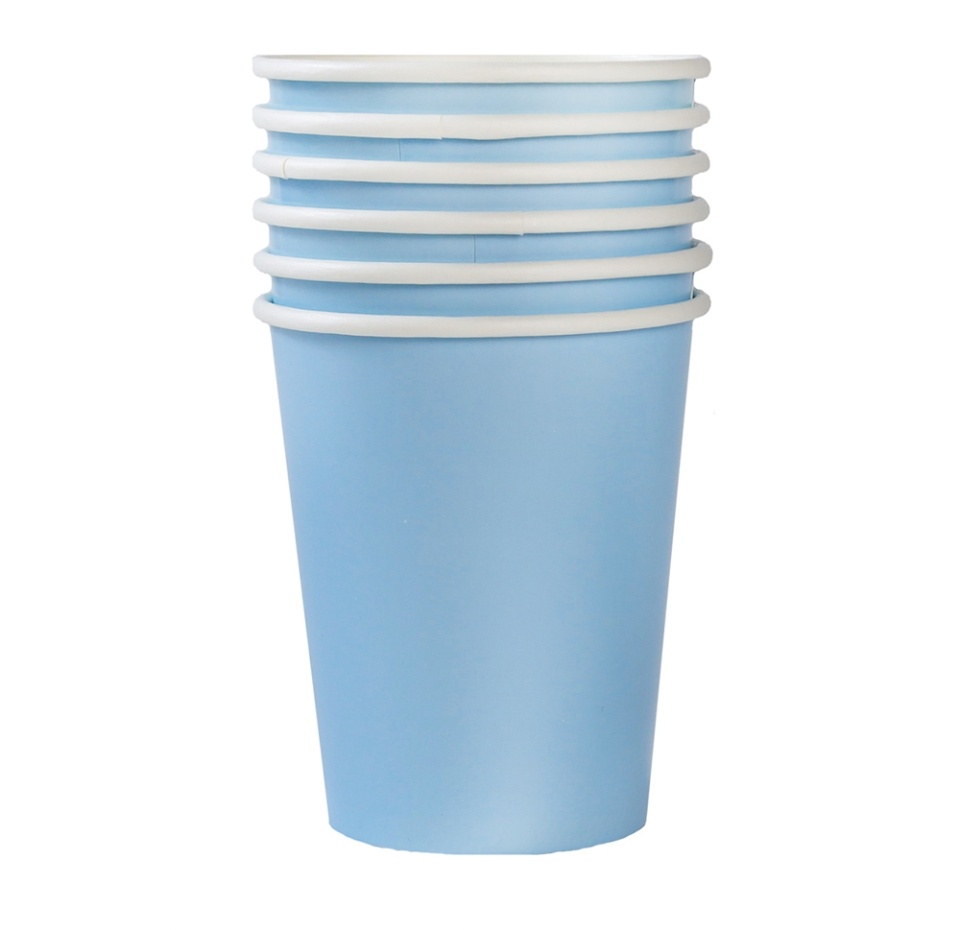 

Стакан "весёлая затея" пастель голубой 250мл 6 шт, Китай