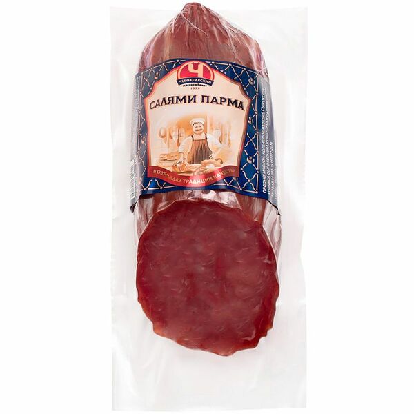 Колбаса сырокопченая ЧМК Салями Парма