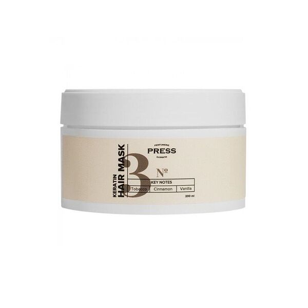 Press Gurwitz Perfumerie Маска для волос кератиновая №3 Табак-Корица-Ваниль 200мл