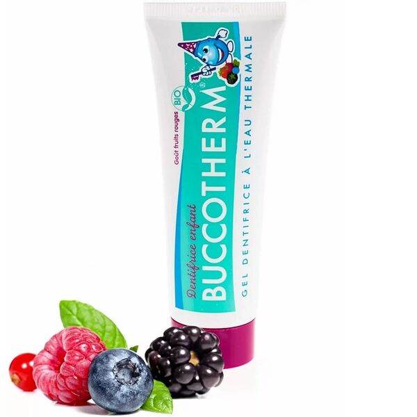 Buccotherm Зубная паста детская с термальной родниковой водой с 3-х лет Лесные ягоды, 50 мл