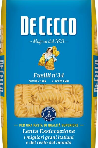 Макароны De Cecco Fusilli №34 250г