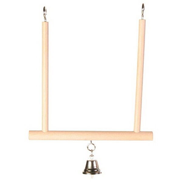 Качели с колокольчиком для птиц TRIXIЕ, 12 * 13 см