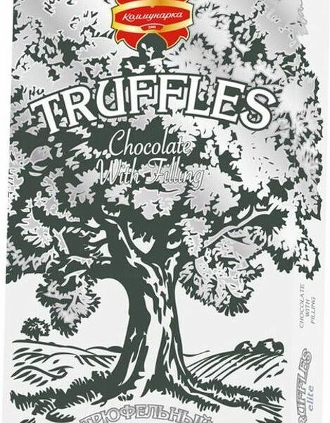 Шоколад молочный Коммунарка Трюфельный элит с начинкой 200г