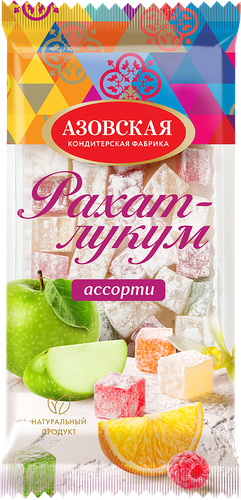 

Рахат-Лукум Азовская кондитерская фабрика Ассорти 200 г