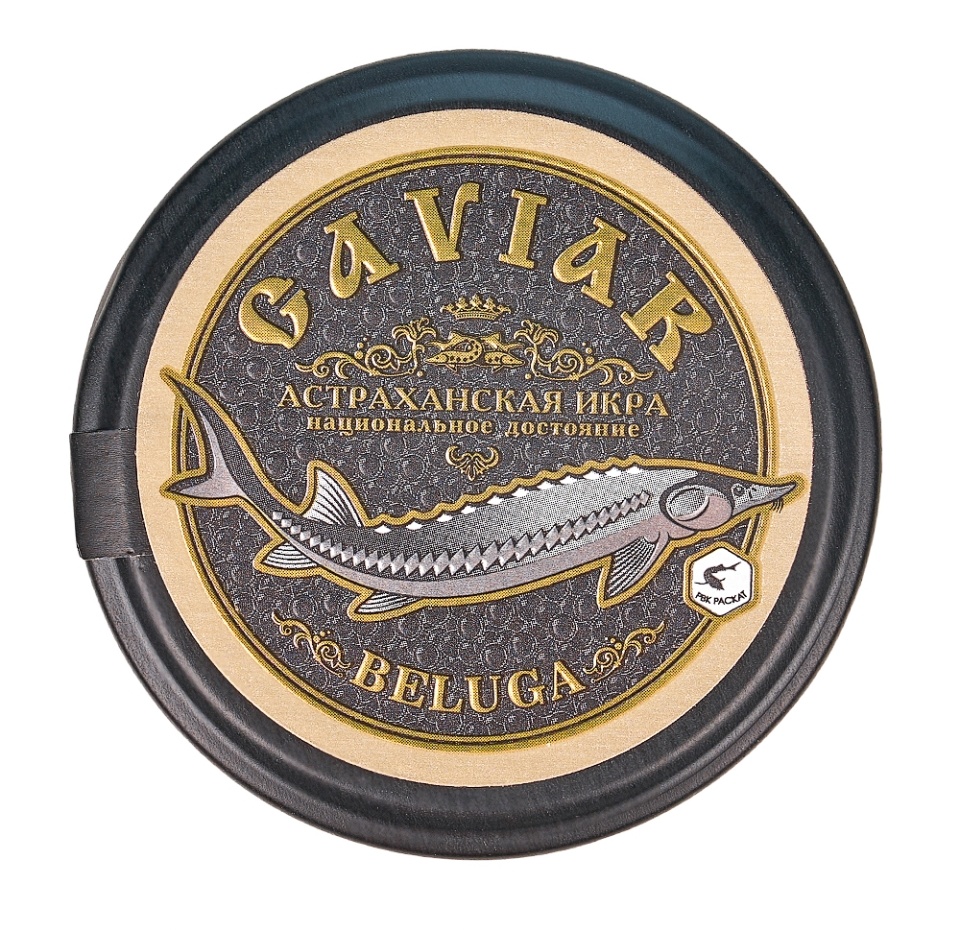 

Икра белуги зернистая, «Раскат», 50 г, Россия