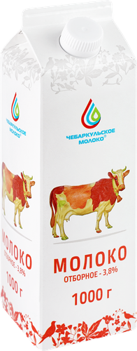 

Молоко Чебаркульское Молоко пастеризованное, 3.8%, 1 кг