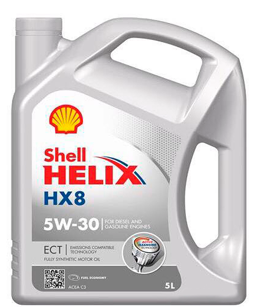 Масла Моторные автомобильные Helix HX8 ECT 5W-30 5L_А246 ТМ Shell