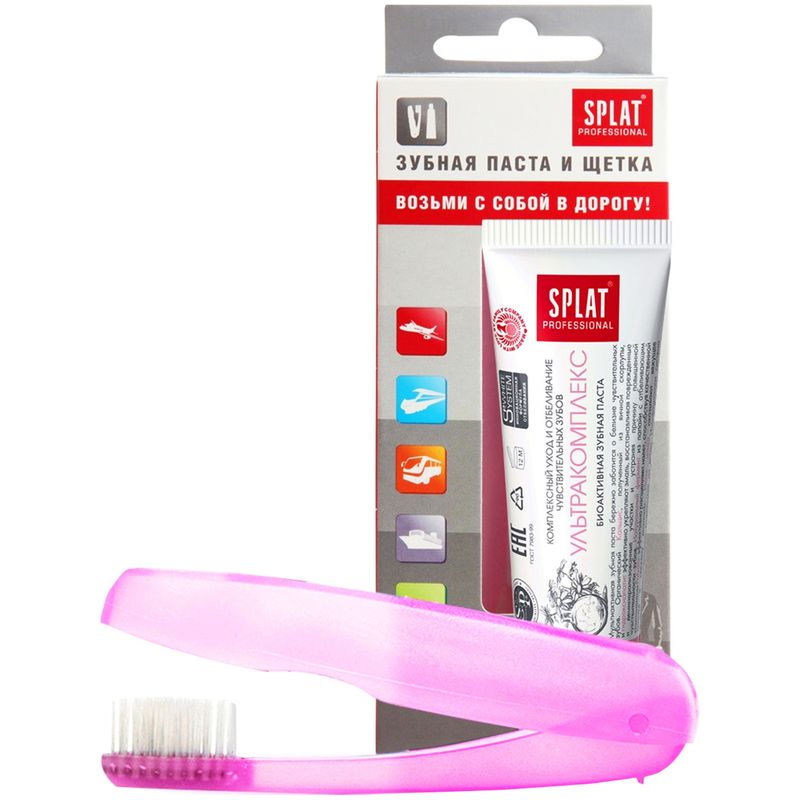 

Набор Splat Professional Зубная паста Ультракомплекс 40 мл + Зубная щетка