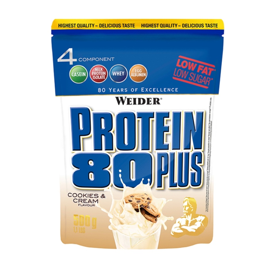 

Weider Protein 80 Plus печенье и крем 500 г